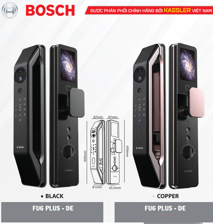 KHÓA CỬA THÔNG MINH BOSCH FU6 PLUS - DE