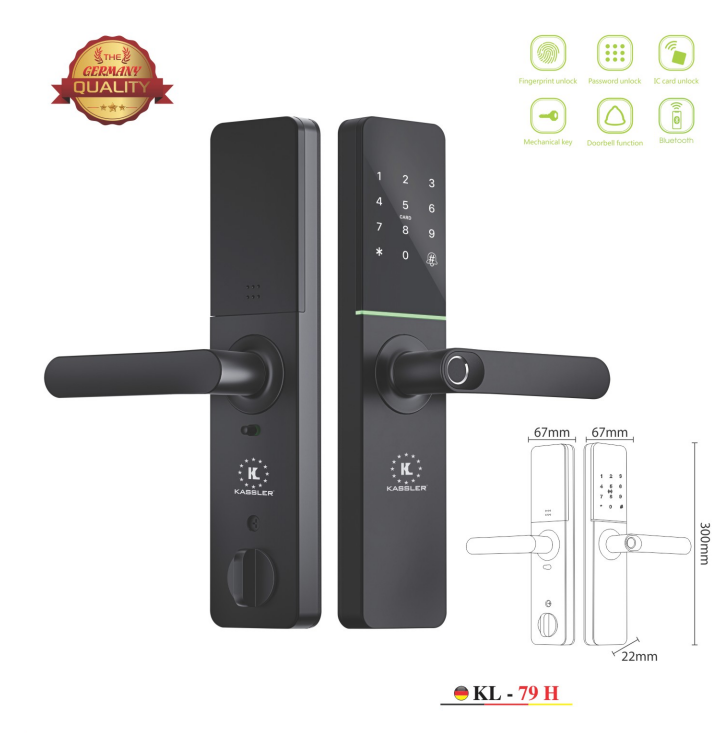KHÓA CỬA THÔNG MINH KASSLER KL-79H
