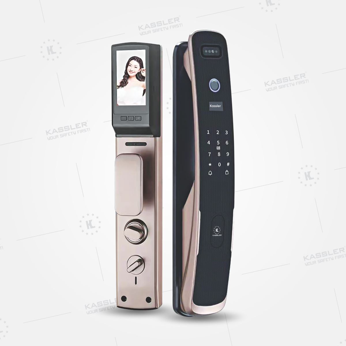 Khóa cửa chuông màn hình Kassler KL-838 App wifi