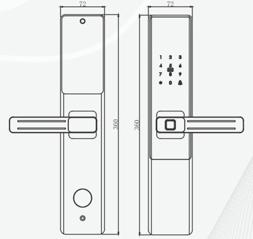Khóa cửa vân tay Kassler KL-567 Copper App TTlock, Remote 2 Khóa cửa vân tay Kassler KL-567 Copper App TTlock, Remote - 567 5 - 2