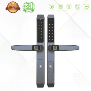 Khóa cửa nhôm Kassler KL-599TD Plus Grey App TTlock