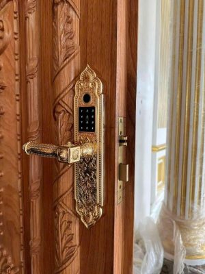 Khóa cửa gỗ tân cổ điển Kassler KL-919 Pro gold App TTLOCK - IMG 20240802 140330 - 7