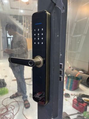 Khóa cửa vân tay Kassler KL-696 Green bronze App TTlock - chống nước - IMG 20240828 153448 - 9