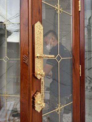 Khóa đại sảnh tân cổ điển Kassler KL-939 App Tuya - mạ vàng 24k - IMG 8459 - 7