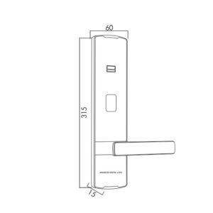 Khóa khách sạn Kassler KL-363 Silver - KL 363 1 - 12