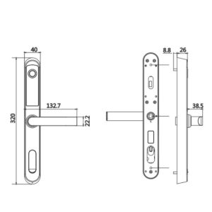 Khóa cửa nhôm Kassler KL-599 RB App Tuya 10 Khóa cửa nhôm Kassler KL-599 RB App Tuya - KL 599 RG 1 - 10
