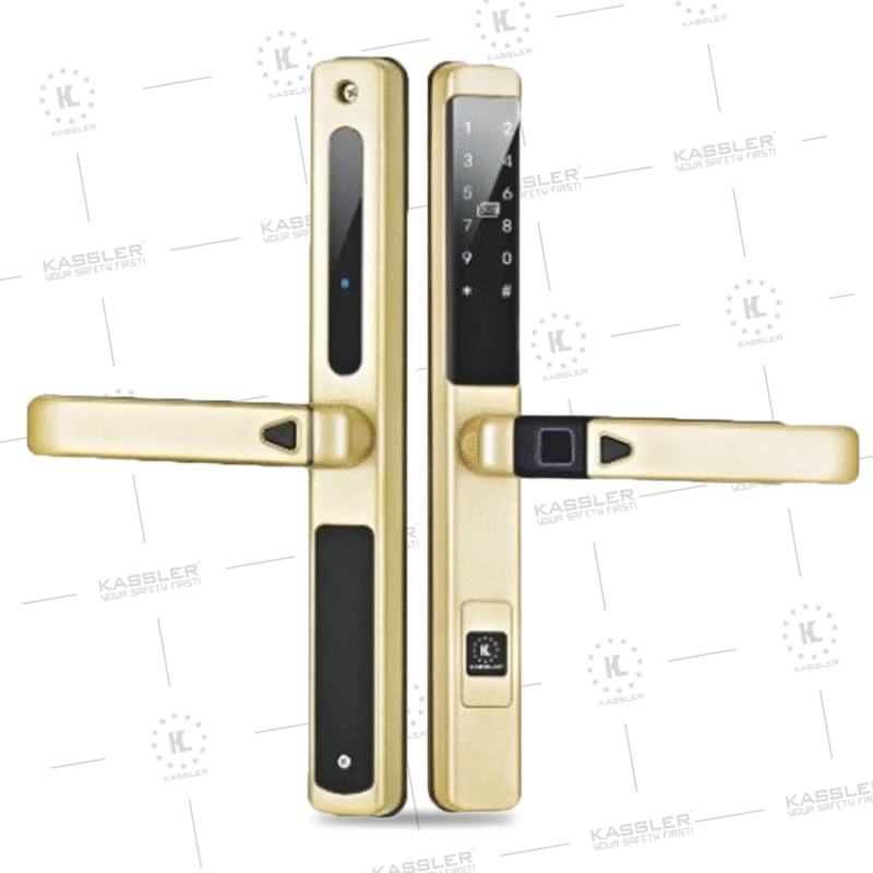 Khóa vân tay Kassler KL-599LX Champagne Gold - App wifi, Remote 1 Khóa vân tay Kassler KL-599LX Champagne Gold - App wifi, Remote - KL 599LX Champage Gold - 1