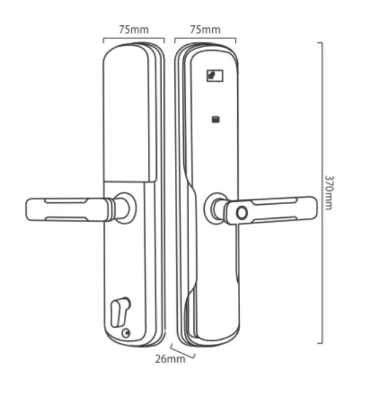 Khóa vân tay Kassler KL-700 - Quản lý và mở khoá App Wifi. 2 Khóa vân tay Kassler KL-700 - Quản lý và mở khoá App Wifi. - KL 700 - 2