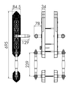 Khóa đại sảnh Kassler KL-939 F Face ID, App Wifi mạ vàng 24k - KL 939 3 - 10