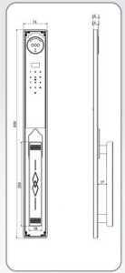 Khoá vân tay Kassler KL-968 CNC Blue Grey Face ID, App Tuya - KL 968 CNC 1 - 10