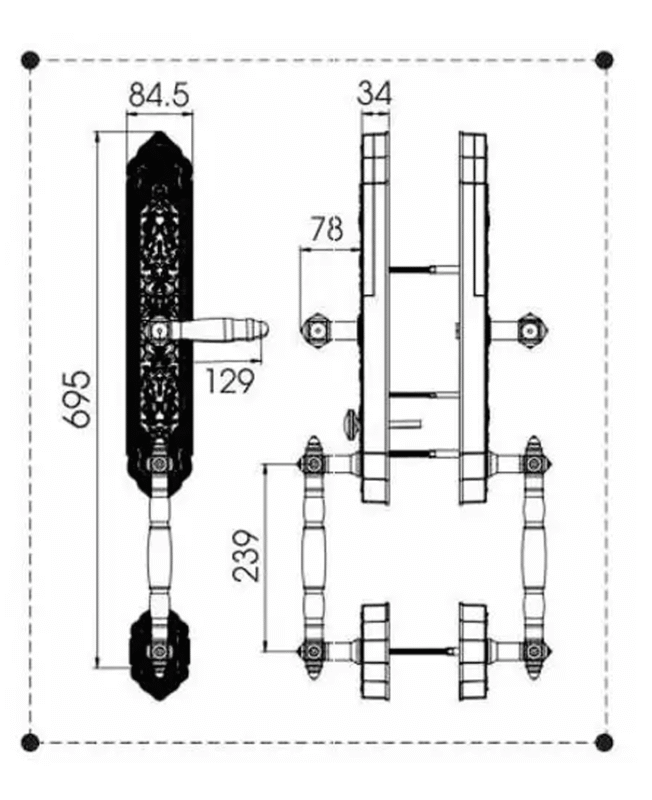 Khóa vân tay tân cổ Kassler KL-999 - Mạ Vàng 24K 2 Khóa vân tay tân cổ Kassler KL-999 - Mạ Vàng 24K - KL999 1 - 2