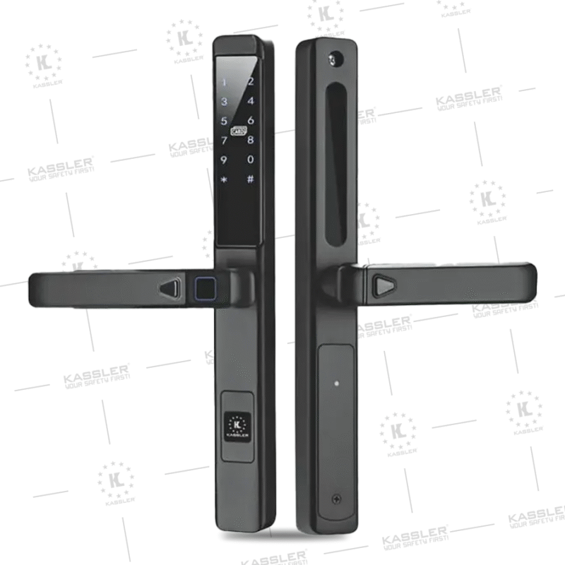 Khóa vân tay cửa nhôm Kassler KL-599LX Black - App wifi 1 Khóa vân tay cửa nhôm Kassler KL-599LX Black - App wifi - Kassler KL 599LX Dark - 1