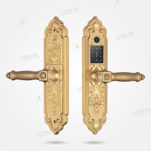 Khóa cửa gỗ tân cổ điển Kassler KL-919 Pro gold App TTLOCK