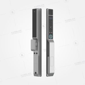 Khoá vân tay cửa nhôm Kassler KL-599 VF Champagne Grey App, Face ID