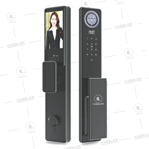 Khoá cửa điện tử Kassler KL868 CNC Black Face ID, App Tuya