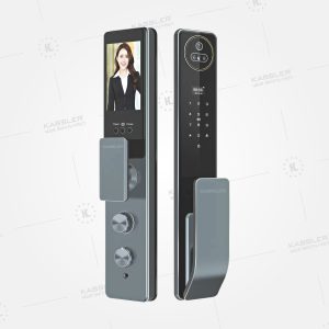 Khóa Vân Tay Kassler KL-889 Blue Gray Face ID, App Xhome - kl 889 cnc blue grey 1 - 11