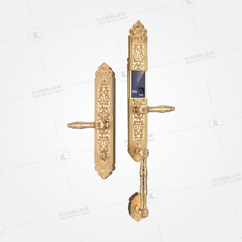 Khóa vân tay tân cổ Kassler KL-999 - Mạ Vàng 24K 1 Khóa vân tay tân cổ Kassler KL-999 - Mạ Vàng 24K - kl 999 - 1