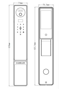 Khóa cửa thông minh Kassler KL-899 Plus BL - App Tuya, Remote - z7012598159534 224e82037cddb80dbeea0cedc0f2587d 2 - 10