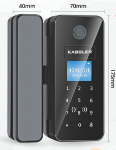 Khóa vân tay cửa kính Kassler KL-556 App Tuya 2 Khóa vân tay cửa kính Kassler KL-556 App Tuya - 559 - 2