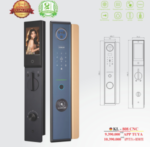 Khóa cửa thông minh Kassler KL-808 CNC App Tuya