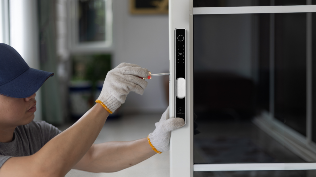 Chuyên gia hướng dẫn thay pin khóa vân tay chuẩn kỹ thuật 1 Cung cấp khóa cửa nhôm tại Đà Nẵng giá rẻ, chính hãng và uy tín