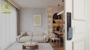 Khóa cửa vân tay có phù hợp với căn hộ chung cư hiện nay? Giải đáp theo môi trường sống